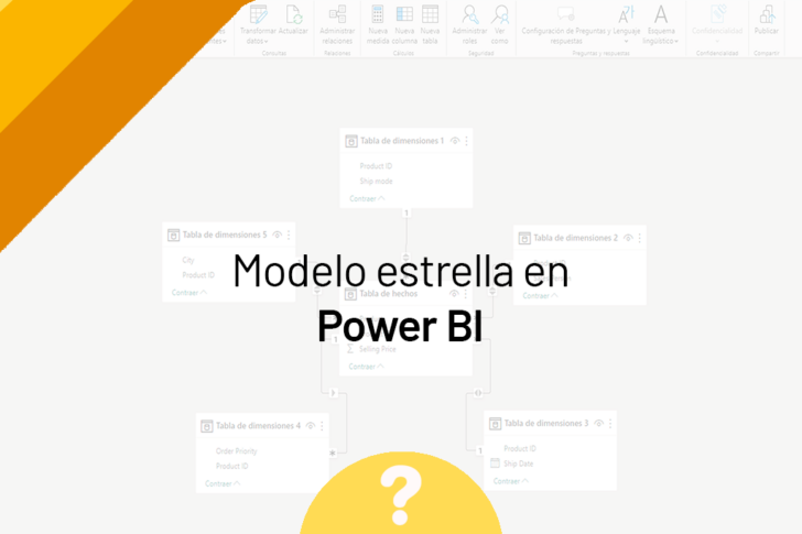 Qué es el modelo estrella en Power BI